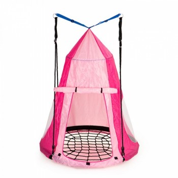 Cort de joaca pentru leagan Ecotoys B-TNT01 - Roz Cort de joaca pentru leagan Ecotoys B-TNT01 - Roz