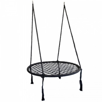 Leagan suspendat, interior/exterior, cuib de barza, negru, GW-908