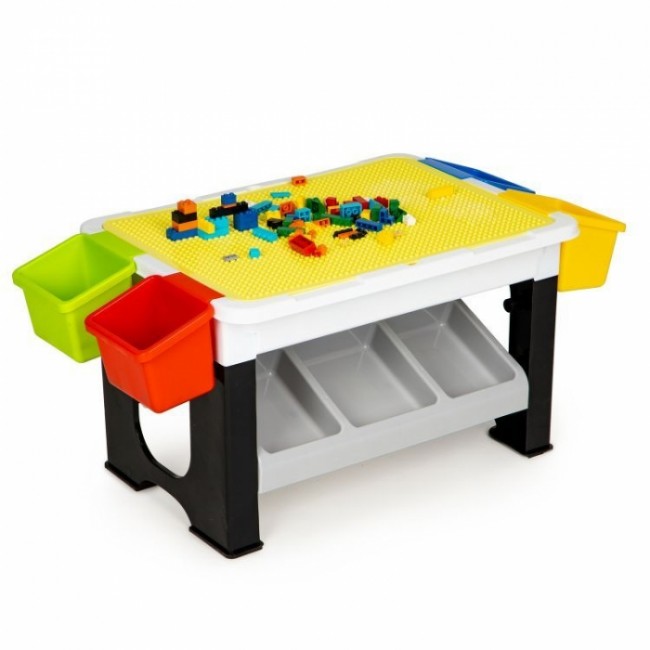 Masuta pentru joaca cu blocuri tip lego Ecotoys HC491716