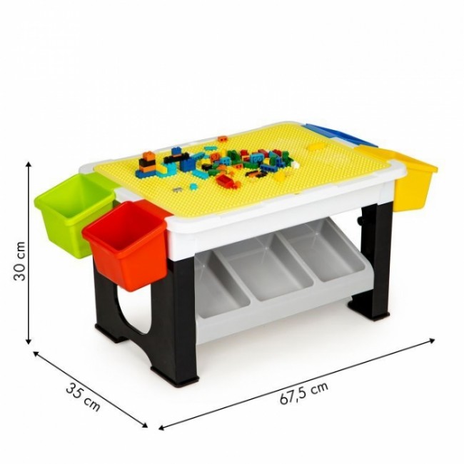 Masuta pentru joaca cu blocuri tip lego Ecotoys HC491716