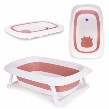 Cadita de baie cu dop de scurgere Ecotoys HA-B31 - Roz Cadita de baie cu dop de scurgere Ecotoys HA-B31 - Roz