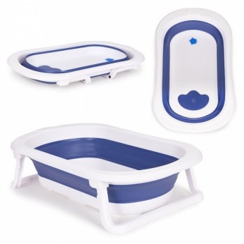 Cadita de baie cu dop de scurgere Ecotoys HA-B27 - Albastru Cadita de baie cu dop de scurgere Ecotoys HA-B27 - Albastru