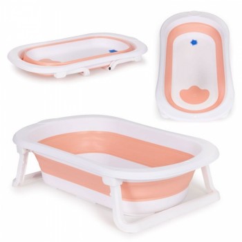 Cadita de baie cu dop de scurgere Ecotoys HA-B27 - Roz Cadita de baie cu dop de scurgere Ecotoys HA-B27 - Roz