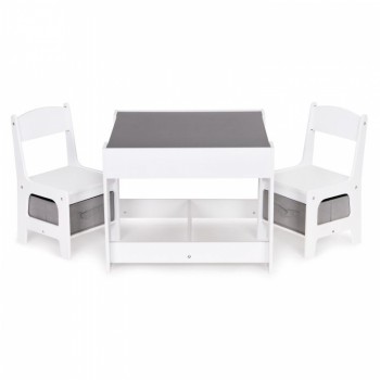 Set de masa cu doua scaune pentru copii Ecotoys ZCF-01 Set de masa cu doua scaune pentru copii Ecotoys ZCF-01
