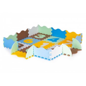 Salteluta de joaca din spuma EVA, educativa, cu 25 de piese Ecotoys 32511 - Multicolor Salteluta de joaca din spuma EVA, educativa, cu 25 de piese Ecotoys 32511 - Multicolor