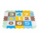 Salteluta de joaca din spuma EVA, educativa, cu 25 de piese Ecotoys 32511 - Multicolor