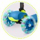 Trotineta cu roti cu LED Ricokids Loco 765105 - Albastru cu verde