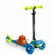 Trotineta cu roti cu LED Ricokids Loco 765105 - Albastru cu verde