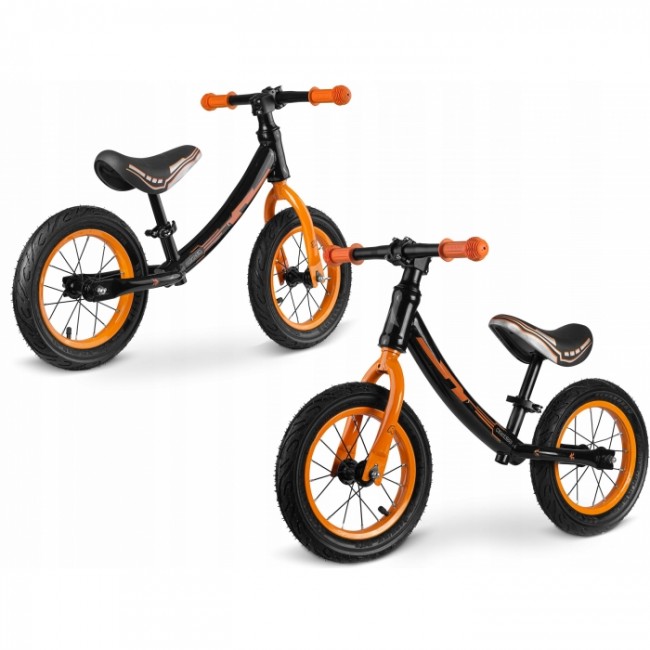 Bicicleta fara pedale Ricokids 760101 - Negru - Portocaliu