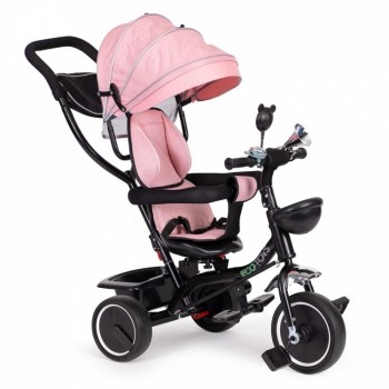 Tricicleta Cu Sezut Rotativ Ecotoys JM-066-9 - Roz Tricicleta Cu Sezut Rotativ Ecotoys JM-066-9 - Roz