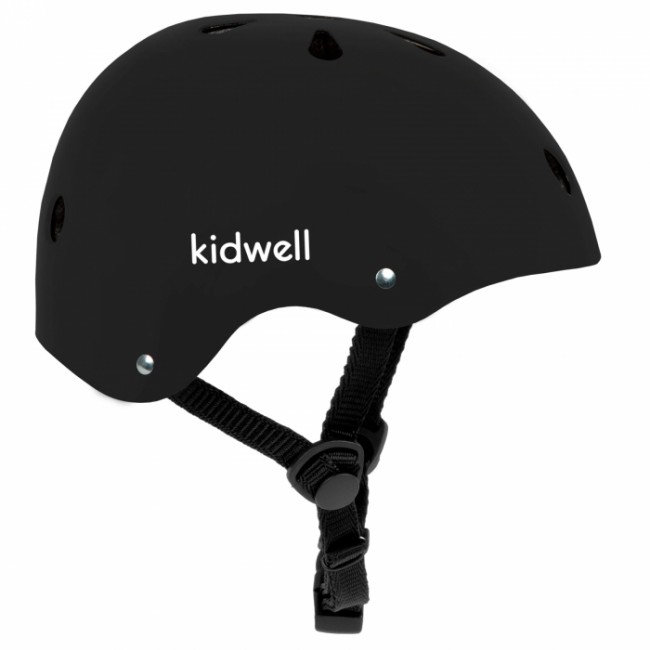 Casca de protectie pentru copii Kidwell ORIX II, marimea M 52-56 cm - Black Mat