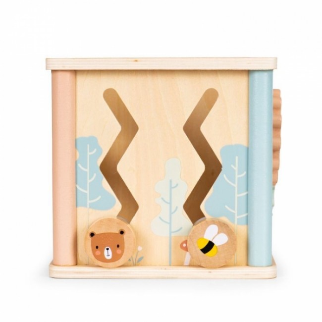 Cub educational din lemn pentru copii Ecotoys 1001