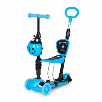 Trotineta 5 in 1 cu sezut si 3 roti cu LED Ecotoys YM-SW-6 - Albastru Trotineta 5 in 1 cu sezut si 3 roti cu LED Ecotoys YM-SW-6 - Albastru