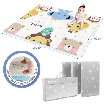 Salteluta de joaca pentru copii 150 x 200 cm Kidwell INDA - Animals Salteluta de joaca pentru copii 150 x 200 cm Kidwell INDA - Animals