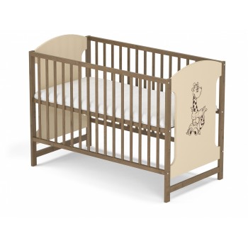 Patut fara sertar VESSANTI MILO GIRAFA - Crem cu maro Patut fara sertar VESSANTI MILO GIRAFA - Crem cu maro