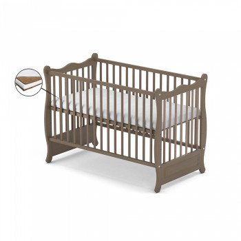 Patut fara sertar VESSANTI SOPHIE - Maro + Saltea Cocos 12 cm Patut fara sertar VESSANTI SOPHIE - Maro + Saltea Cocos 12 cm