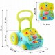 Antemergator 2 in 1 cu diverse activitati si muzica Ricokids RK-744 - Turcoaz