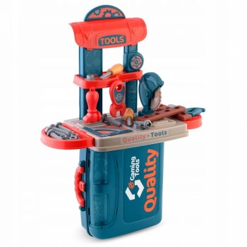 Mini atelier de lucru 3 in 1 cu unelte pentru copii Ricokids 772600 Mini atelier de lucru 3 in 1 cu unelte pentru copii Ricokids 772600