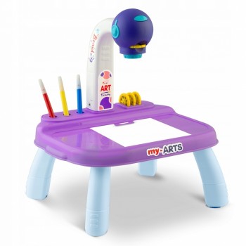 Masuta cu proiector pentru desene Ricokids 773700 - Mov Masuta cu proiector pentru desene Ricokids 773700 - Mov