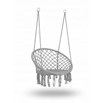 Leagan suspendat pentru interior/exterior cu spatar Sofotel BOHO - Gri