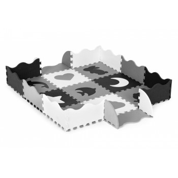 Salteluta de joaca tip puzzle cu pereti, 25 elemente, Ecotoys ECOEVA015 Salteluta de joaca tip puzzle cu pereti, 25 elemente, Ecotoys ECOEVA015