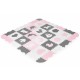 Salteluta de joaca tip puzzle cu pereti, 36 elemente, Ecotoys ECOEVA013