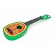 Chitara ukulele pentru copii cu 4 corzi Ecotoys MJ030 - Pepene