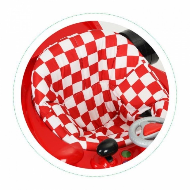 Premergator Formula 1 pentru copii cu panou multimedia Ecotoys J-A301E0 - Rosu