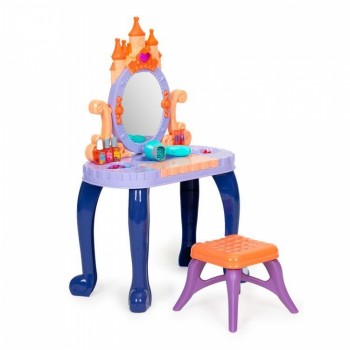 Masuta de toaleta pentru copii cu pian si accesorii Ecotoys HC547390 Masuta de toaleta pentru copii cu pian si accesorii Ecotoys HC547390