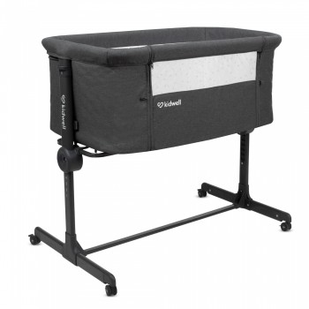 Patut cu laterala deschizabila Kidwell Snuzzy - Dark Grey Patut cu laterala deschizabila Kidwell Snuzzy - Dark Grey