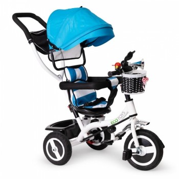 Tricicleta cu sezut rotativ Ecotoys JM-066-9L - Albastra Tricicleta cu sezut rotativ Ecotoys JM-066-9L - Albastra