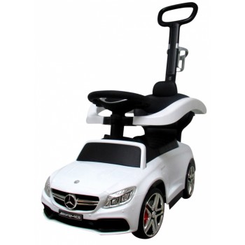 Masinuta de impins Mercedes C63 AMG R-Sport - Alb Masinuta de impins Mercedes C63 AMG R-Sport - Alb