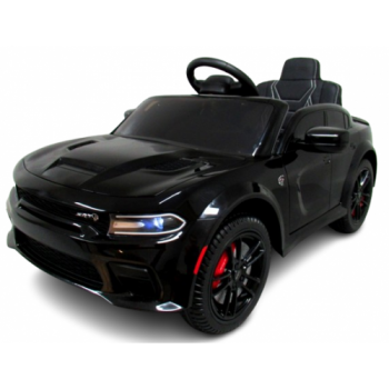 Masinuta electrica cu telecomanda, roti EVA, varsta 1-5 ani, putere 90W, 107x68x53 cm, DODGE SRT R-Sport - Negru
