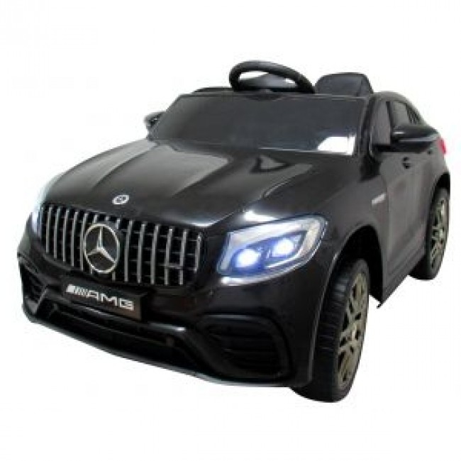 Masinuta electrica cu telecomanda 4 x 4, roti EVA, varsta 3-6 ani, Mercedes AMG GLC 63S, 115x61x55 CM, putere 180W R-Sport - Negru