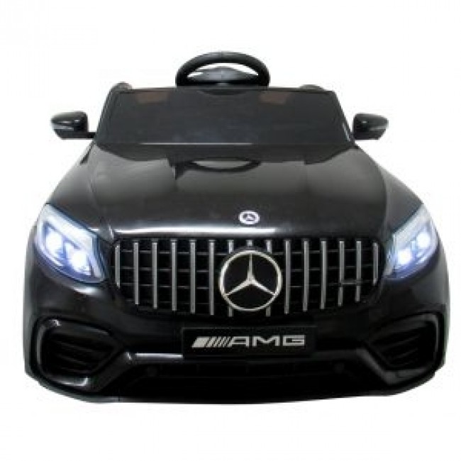 Masinuta electrica cu telecomanda 4 x 4, roti EVA, varsta 3-6 ani, Mercedes AMG GLC 63S, 115x61x55 CM, putere 180W R-Sport - Negru