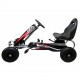 Kart cu pedale Gokart, 4-10 ani, roti gonflabile, G5 R-Sport - Negru