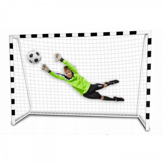 Poarta de fotbal din metal 300 x 200 x 90 cm E4 R-Sport