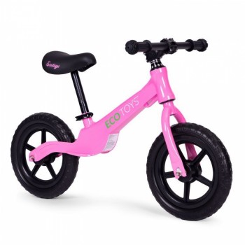 Bicicleta fara pedale cu roti din spuma EVA Ecotoys YM-BB-17 - Roz Bicicleta fara pedale cu roti din spuma EVA Ecotoys YM-BB-17 - Roz