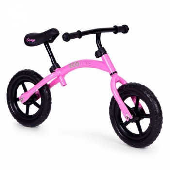 Bicicleta fara pedale cu roti din spuma EVA Ecotoys YM-BB-13 - Roz Bicicleta fara pedale cu roti din spuma EVA Ecotoys YM-BB-13 - Roz