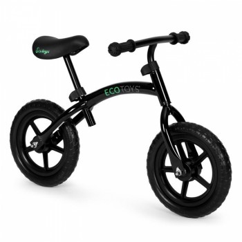 Bicicleta fara pedale cu roti din spuma EVA Ecotoys YM-BB-13 - Negru Bicicleta fara pedale cu roti din spuma EVA Ecotoys YM-BB-13 - Negru