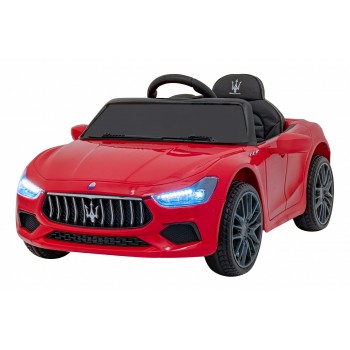 Masinuta electrica cu telecomanda MASERATI GHIBLI, roti EVA, scaun tapitat, 100x66x41 cm, putere 60W - Rosu Masinuta electrica cu telecomanda MASERATI GHIBLI, roti EVA, scaun tapitat, 100x66x41 cm, putere 60W - Rosu