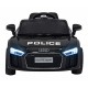 Masinuta electrica cu telecomanda AUDI R8 Police, roti EVA, scaun tapitat, 98x59x43 cm, putere 70W - Negru