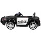 Masinuta electrica cu telecomanda GT Sport Police, roti EVA, scaun tapitat, 108x67x48 cm, putere 24V - Negru