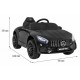 Masinuta electrica cu telecomanda MERCEDES BENZ GT, roti EVA, scaun tapitat, 108x68x48 cm, putere 70W - Negru