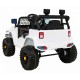 Masinuta electrica cu telecomanda JEEP DARK NIGHT, roti EVA, scaun tapitat, 100x67x59 cm, putere 70W - Alb