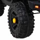 Masinuta electrica cu telecomanda JEEP DARK NIGHT, roti EVA, scaun tapitat, 100x67x59 cm, putere 70W - Negru