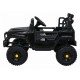 Masinuta electrica cu telecomanda JEEP DARK NIGHT, roti EVA, scaun tapitat, 100x67x59 cm, putere 70W - Negru