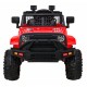 Masinuta electrica cu telecomanda JEEP DARK NIGHT, roti EVA, scaun tapitat, 100x67x59 cm, putere 70W - Rosu