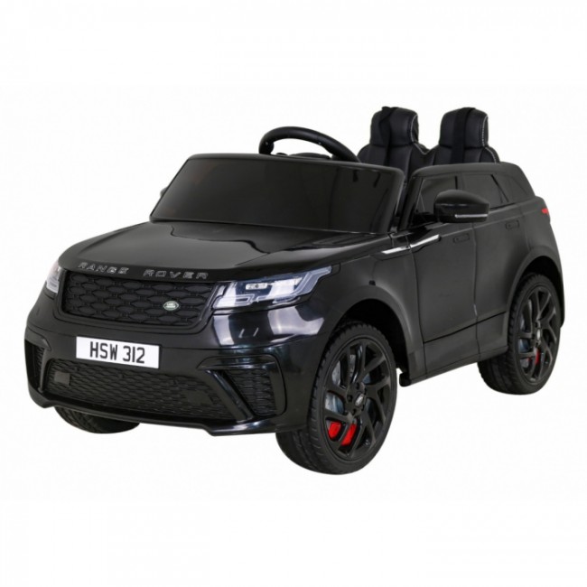 Masinuta electrica cu telecomanda RANGE ROVER VELAR, roti EVA, scaun tapitat, 107x64x49 cm, putere 70W - Negru