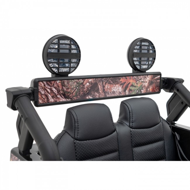 Masinuta electrica cu telecomanda TOYOTA FJ CRUISER 4 X 4, roti EVA, scaun tapitat, 100x64x71 cm, putere 90W - Negru